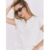 Italy Moda Bluzka-IR-BZ-RR33.07-ecru