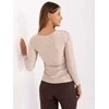 Italy Moda Bluzka-IT-BZ-21629.82-smėlio spalva