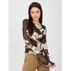 Italy Moda Bluzka-IT-BZ-22125.60-juoda-smėlio spalva