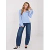 Italy Moda Bluzka-IT-BZ-22139.55-šviesiai mėlyna