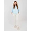 Italy Moda Bluzka-IT-BZ-22278.74-šviesiai mėlyna