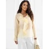 Italy Moda Bluzka-IT-BZ-25096.84-jasny geltona