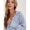 Italy Moda Bluzka-IT-BZ-25096.84-šviesiai mėlyna