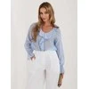 Italy Moda Bluzka-IT-BZ-25096.84-šviesiai mėlyna