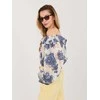 Italy Moda Bluzka-IT-BZ-26018.65-ciemny mėlyna