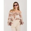 Italy Moda Bluzka-IT-BZ-26018.65-smėlio spalva