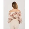 Italy Moda Bluzka-IT-BZ-26018.65-smėlio spalva