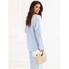Italy Moda Bluzka-IT-BZ-3130.21-šviesiai mėlyna