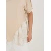 Italy Moda Bluzka-IT-BZ-81870.18-smėlio spalva