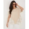Italy Moda Bluzka-IT-BZ-81870.18-smėlio spalva