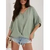 Italy Moda Bluzka-IT-BZ-81891.49-khaki