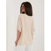 Italy Moda Bluzka-IT-BZ-81891.49-smėlio spalva