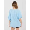 Italy Moda Bluzka-IT-BZ-81891.49-šviesiai mėlyna