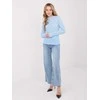 Italy Moda Bluzka-IT-BZ-9962.98-šviesiai mėlyna
