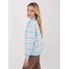 Italy Moda Bluzka-IT-BZ-9980-1.19-šviesiai mėlyna