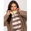 Italy Moda Bluzka-IT-BZ-9981.06-ciemny bezowy