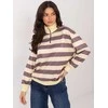Italy Moda Bluzka-IT-BZ-9981.06-ciemny bezowy