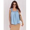 Italy Moda Bluzka-IT-BZ-A9157TSNZ.99-šviesiai mėlyna