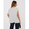 Italy Moda Bluzka-IT-BZ-FL10332.80-ecru