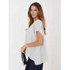 Italy Moda Bluzka-IT-BZ-FL10332.80-ecru