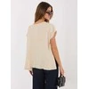 Italy Moda Bluzka-IT-BZ-FL10332.80-smėlio spalva