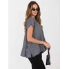 Italy Moda Bluzka-IT-BZ-FL10332.80-tamsiai mėlyna