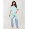 Italy Moda Bluzka-IT-SK-81869.54-mietowy