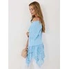 Italy Moda Bluzka-IT-SK-81869.54-šviesiai mėlyna