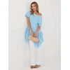 Italy Moda Bluzka-IT-SK-81869.54-šviesiai mėlyna