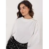 Italy Moda Palaidinė-MI-BZ-278519-1,40-balta