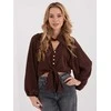 Italy Moda Bluzka-MI-BZ-3304.12-ruda