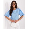 Italy Moda Bluzka-MI-BZ-3391.71-mėlyna