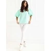 Italy Moda Bluzka-MI-BZ-3391.71-mietowy