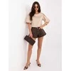 Italy Moda Bluzka-MI-BZ-3391.71-smėlio spalva
