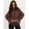 Italy Moda Bluzka-MI-BZ-3527.65-ciemny bezowy