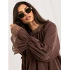 Italy Moda Bluzka-MI-BZ-3527.65-ciemny bezowy