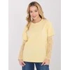 Italy Moda Bluzka-MI-BZ-4227.61-jasny geltona