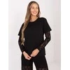 Italy Moda Bluzka-MI-BZ-4227.61-juoda