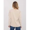 Italy Moda Bluzka-MI-BZ-4227.61-smėlio spalva