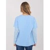 Italy Moda Bluzka-MI-BZ-4227.61-šviesiai mėlyna