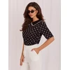 Italy Moda Bluzka-MI-BZ-4305.87-juoda