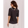 Italy Moda Bluzka-MI-BZ-4305.87-juoda