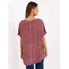 Italy Moda Bluzka-MI-BZ-7951.34-ciemny rožinė