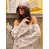 Italy Moda Bluzka-MI-BZ-88500.79-smėlio spalva
