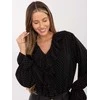 Italy Moda Bluzka-MI-BZ-92353.33-juoda