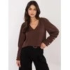 Italy Moda Bluzka-MI-BZ-M721.38-ciemny ruda