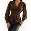 Italy Moda Bluzka-MI-BZ-M862.12-ruda
