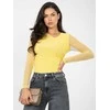 Italy Moda Body palaidinė moterims-IT-BO-21601-1.89-geltona