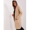 Italy Moda Kardiganas moterims -DHJ-SW-1009.09P-smėlio spalvos