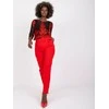 Italy Moda Kelnės-DHJ-SP-12787.21X-raudona